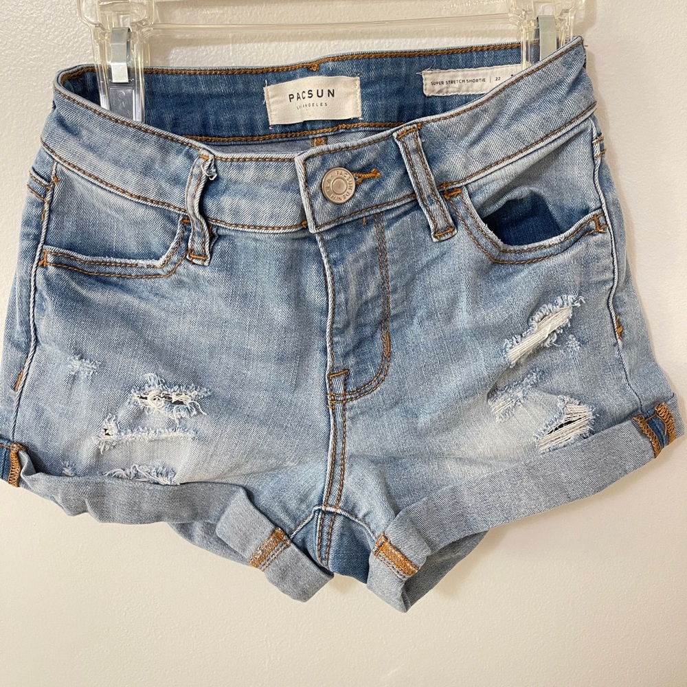 Stretchy Jean Shorts